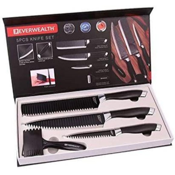 SWAR Other - Kiritsuke Chef Knife Comfort Pro Series High Carbon Stainless Steel 5 PCS Knives